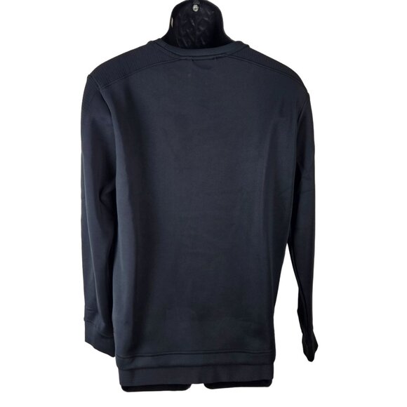 All In Motion Mens Black Long-Sleeve Crewneck Sweatshirt Size Medium Casual - Picture 2 of 10
